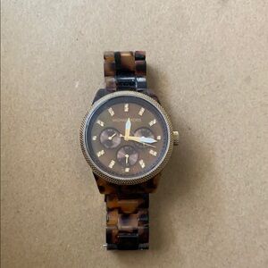 Michael Kors Brown and Gold Watch